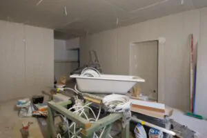 ongoing bathroom remodel